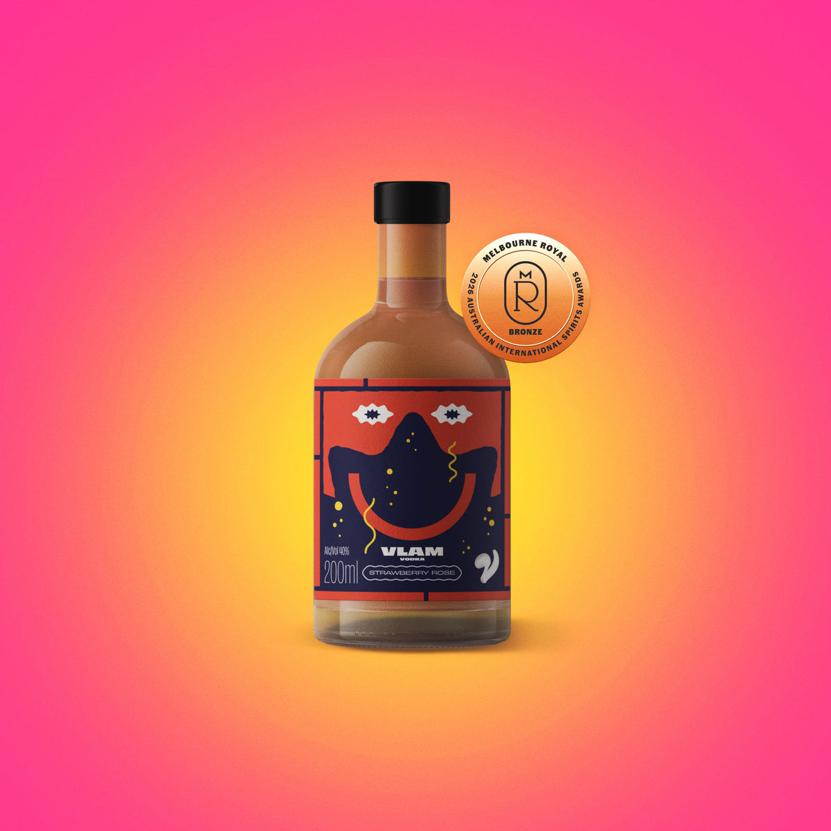VLAM Strawberry Vodka 200ml
