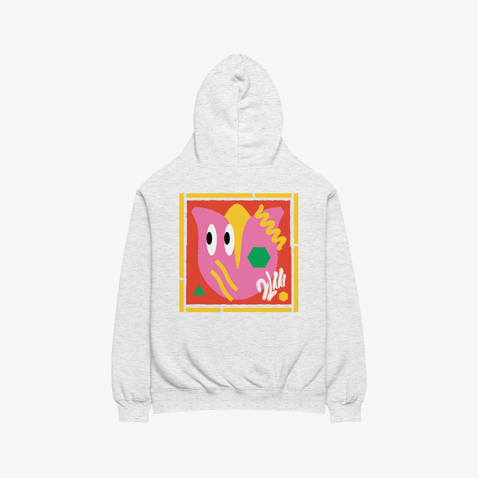 VLAM hoodie on white heather
