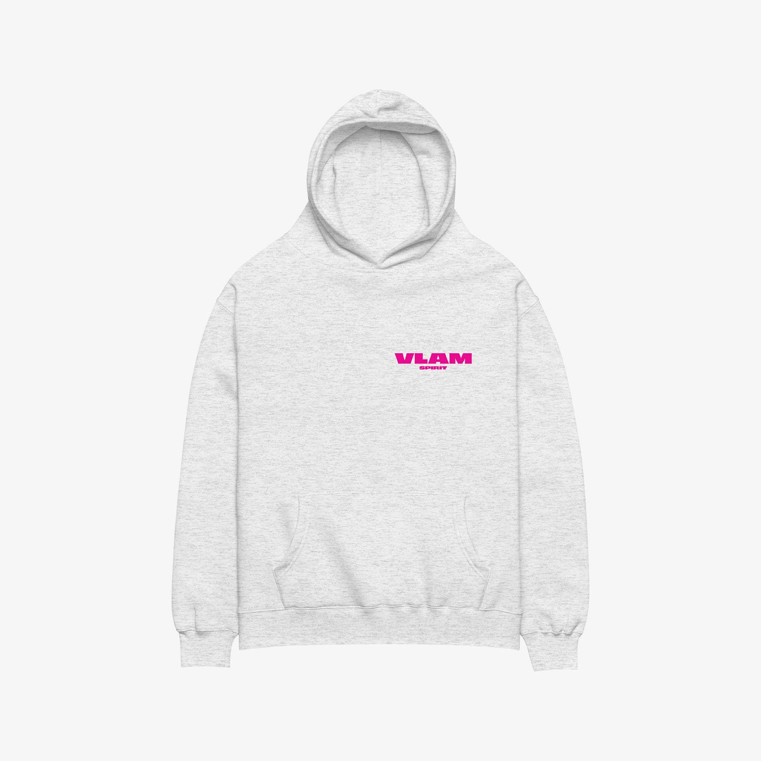 VLAM hoodie on white heather